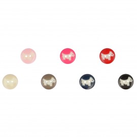 Little dog button