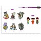 M APLIQUE ANIMALES TATUADOS