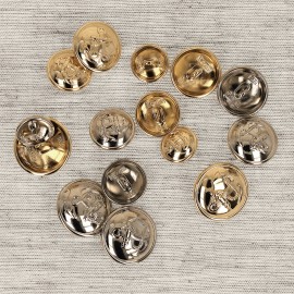 Metallic Button "Anchor"