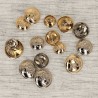 Metallischer Knopf "Anker"