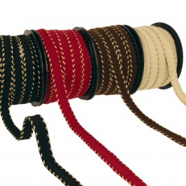TRESSE PLATE LISIERES OR