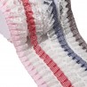 Gingham ruffle with Raschel lace