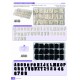 BOITE ALPHABET ET CHIFFRE *216pcs