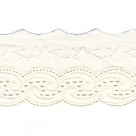 EYELET LACE TRIM 57MM