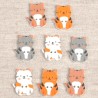 BOUTON CHAT 2 trous