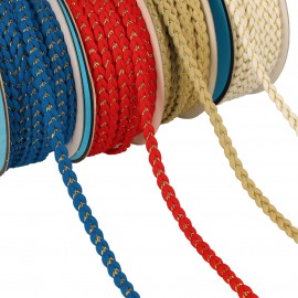 two-tone braided trim