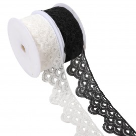 GUIPURE DEMI CERCLES 4 RANGS