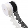 4-row half-circle guipure lace