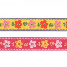 FLOWER JACQUARD TRIM 15MM