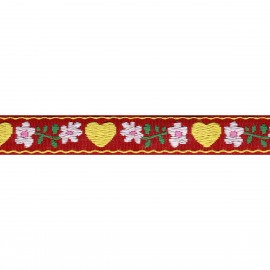 HEART JACQUARD TRIM 15MM