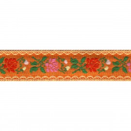 BLUMEN JACQUARDBORTE 23MM