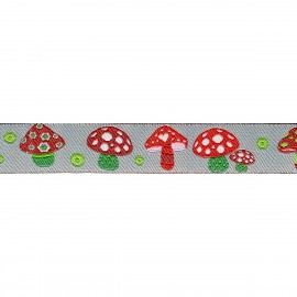 JACQUARD TRIM MUSHROOMS