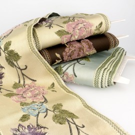 GALON JACQUARD FLEURS 180MM