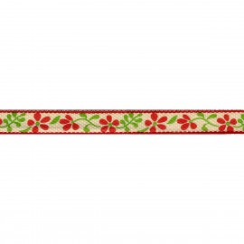 PRINTED TRIM "FLOWER"10MM