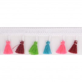 MULTICOLOR TASSEL FRINGE