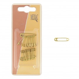 BRASS SAFETY PINS 19MM