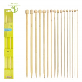 AGUJAS DE TRICOTAR BAMBOO