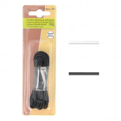 stephanoise M845 - CORDON ÉLASTIQUE 2 5MM*3M