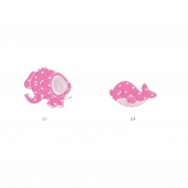 S ELEPHANT&DAUPHIN A POIS