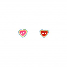 BUTTON HEART 3D 14MM