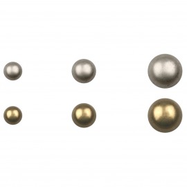 HALF SPHERE METAL BUTTONS