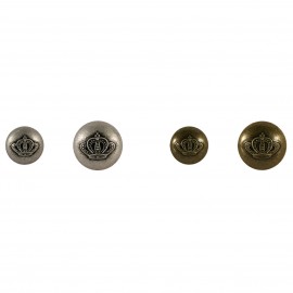 CROWN METAL BUTTON