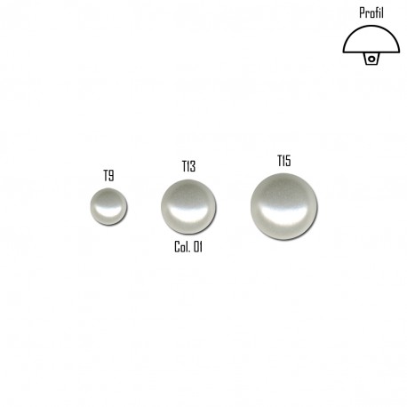 stephanoise M60207 - BOUTON MARIAGE DEMI-SPHERE