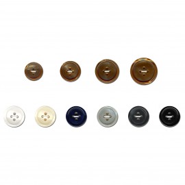 GALALITHE BUTTON 4 HOLES