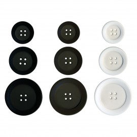 BOUTON ROND BORD LARGE 4 TROUS