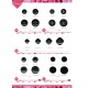 DIAMOND-SHAPED BUTTON 2HO
