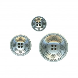 BOUTONS POLYESTER INCAS 4 TROUS