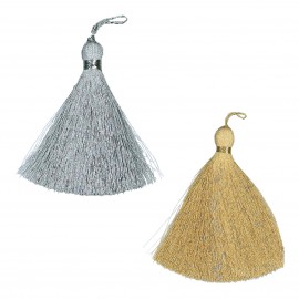 METALLIC/VISCOSE TASSEL