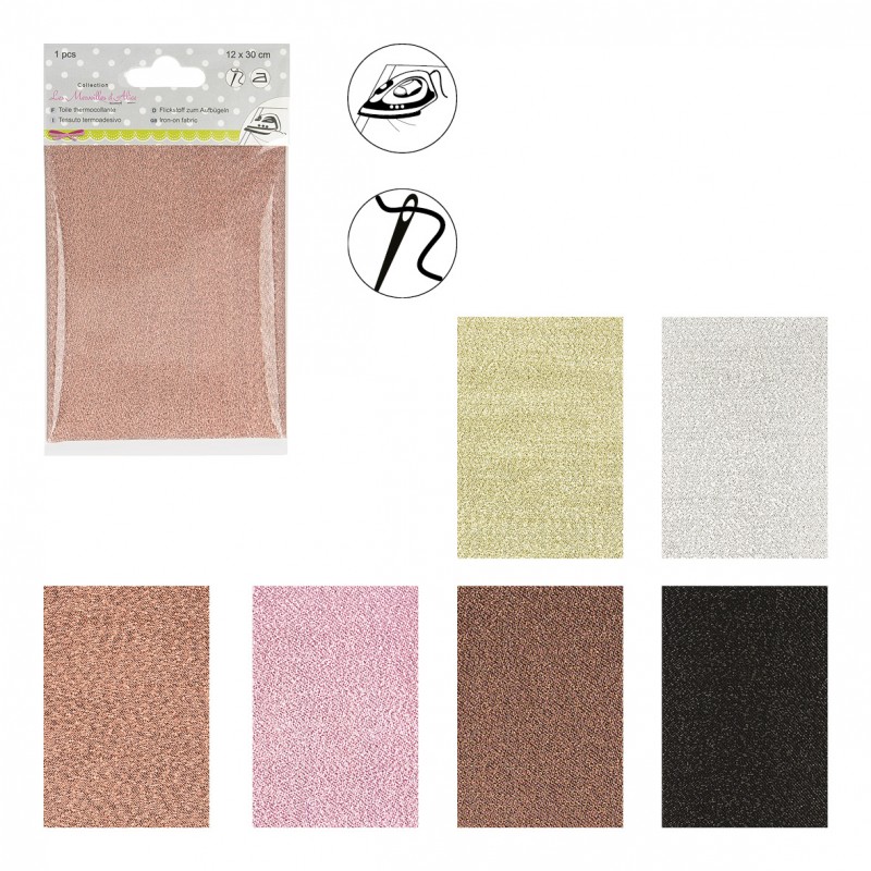 IRONON FABRIC 12X30CM Stéphanoise et Médiac