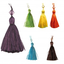 PEARLS AND ORGANDY TASSEL *12