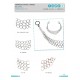 3 ROW RING METAL TIE-BACK