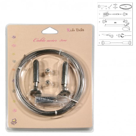 stephanoise S68005 - KIT FIL ACIER 5 MTS