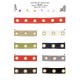 RHINESTONE GROMMET TAPE