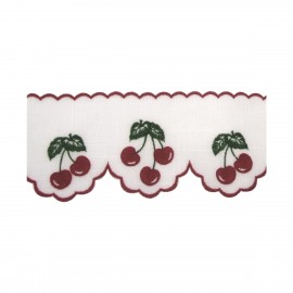 BRODERIE CERISES 95MM