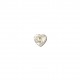 BOUTON COEUR IRISE 2TROUS