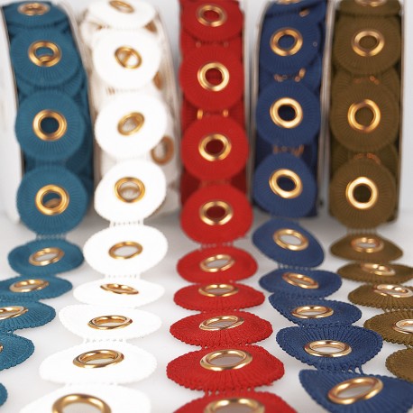 stephanoise S3768 - GUIPURE OEILLETS