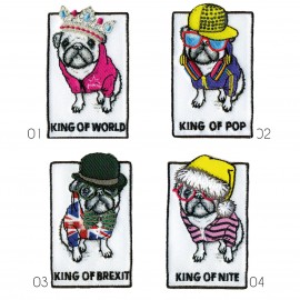 M DOG KING OF 5X4CM
