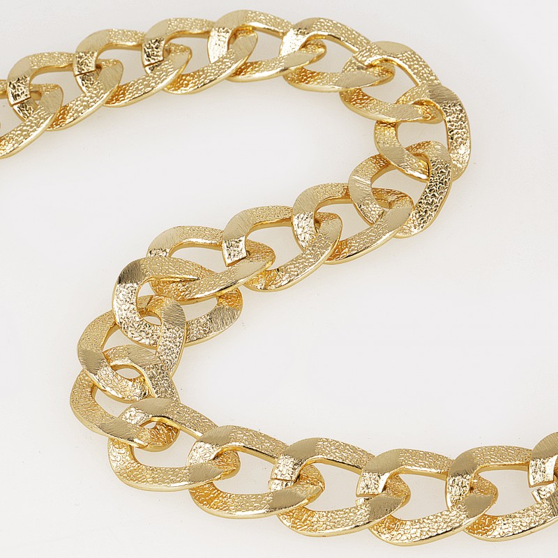 Collier Fantaisie Vintage à Gros Maillons - Accessoire Rétro Et Tendance