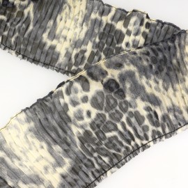 VOILE PLISSÉ LEOPARD