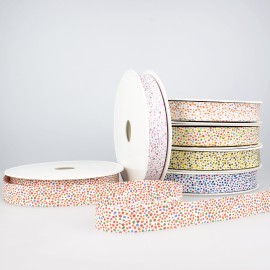 CONFETTIS PATTERN BIAS BINDING