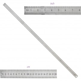 FLEXIBLE STAINLESS STEEL RULER 1M