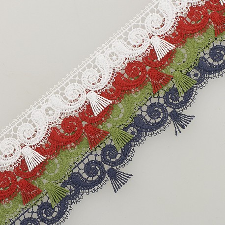 stephanoise S4214 - GUIPURE POMPONS MATE