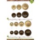 ROUND WOODEN BUTTON 2HOLE