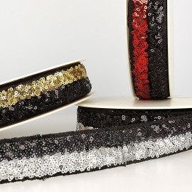 TWO-TONE SEQUIN TRIMMING TAPE