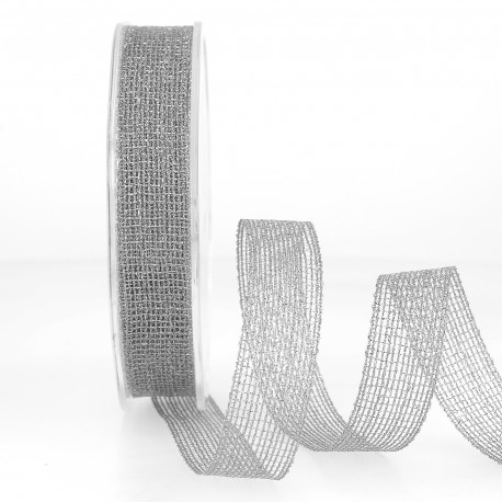 Nastro in rete per decorazioni natalizie, 25,4 cm x 9,1 m, per decorazioni stagionali