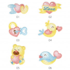 S PATCH BABY PASTEL